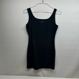 Peruvian connection charcoal Tank mini  Dress size small